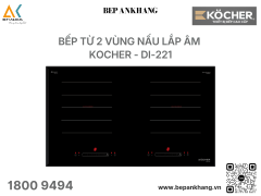 Bếp từ 2 vùng nấu Kocher DI-221 - Nhập Khẩu Malaysia